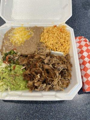 Carnitas combo