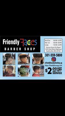 $2 off your first haircut!