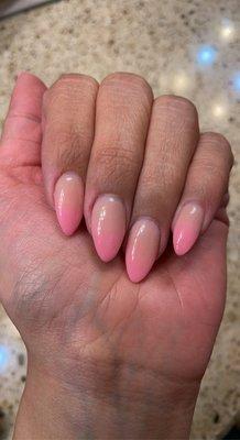 Pink ombre