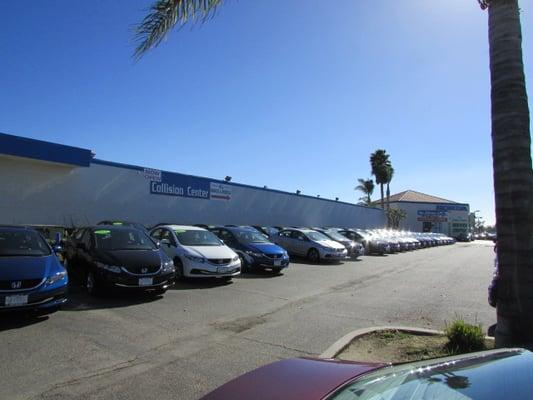 Ocean Honda of Ventura front lot