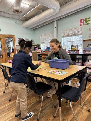 Children learning and having fun