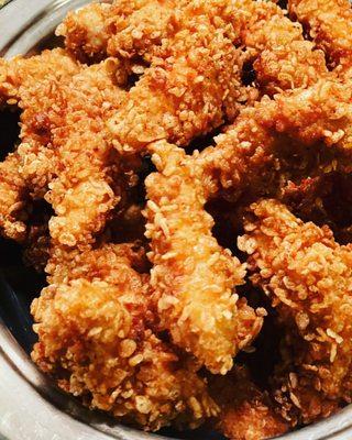 Rice crispy fried chicken