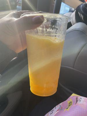 Calamansi Mango Green Tea with Mango Jellies