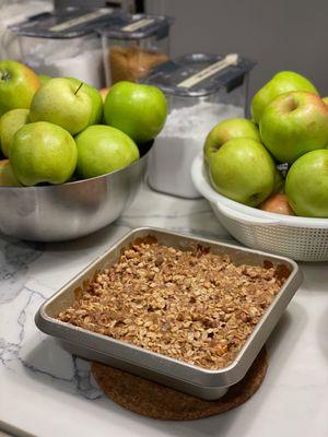 Mutsu Apples and the Apple Crisp I made from them!