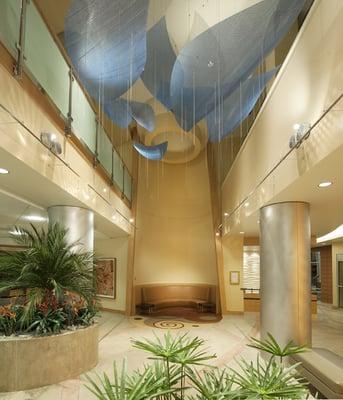 Main Lobby | Interior by designers at Pacific 33 Architects. Building architect -  Moon Mayoras Architects.