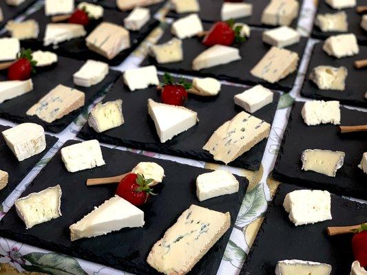 Tasting boards from the FARMcurious Brie & Camembert Class.