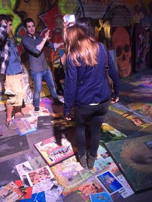 Room. Entirely full of Artwork | @ Brokechella 2015