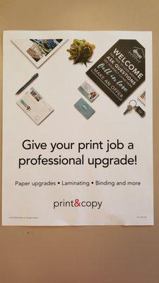 Let us print for you.