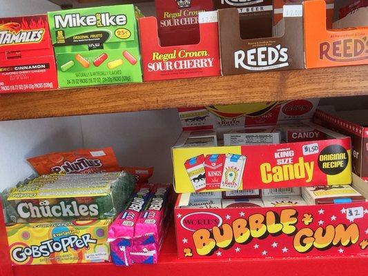 Some of the great candy we offer.