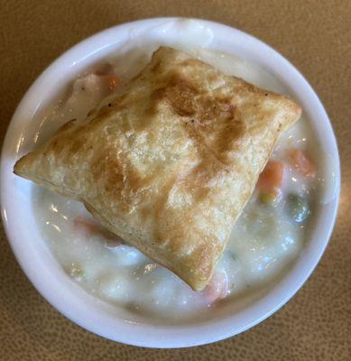 Chicken pot pie soup