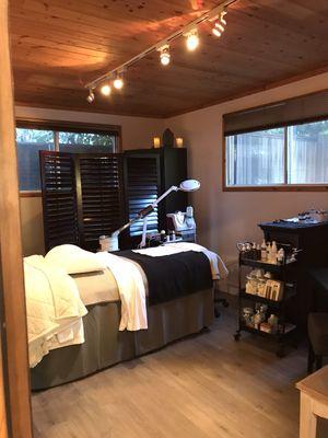 Our soothing treatment room