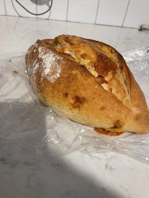 Asiago loaf from the farmers market