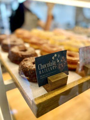 Chocolate hazelnut donuts