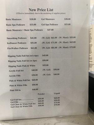 Charged $5 cut down fee w/o warning or price reflected on price list