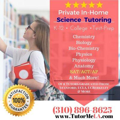 A good Science tutor in Los Angeles is hard to come by -when it comes to Science tutoring in LA we have you covered!