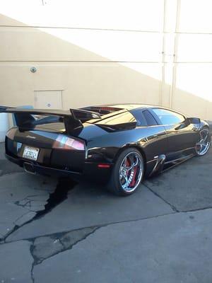 Exotic car wash out of tunnel