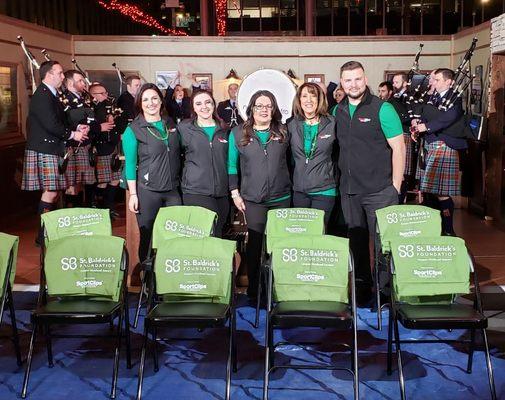 Proud sponsor of the St. Baldrick's organization.  This group got up at 3AM to spread the word on Fox & Friends.