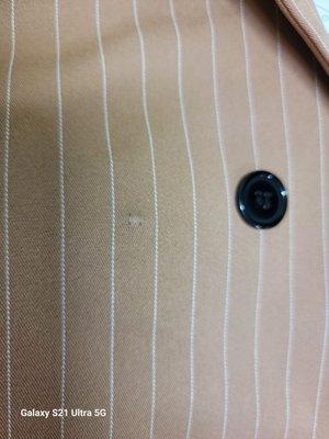 Had Suit jacket taken in. Did NOT measure or align properly. Button had to be resewn. Still got it wrong and now holes are visible.