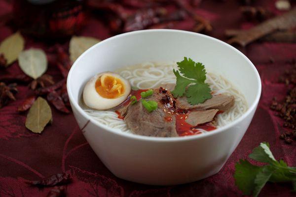 TianJiao Lamb Rice Noodle w/ Soup
 天椒羊肉米粉