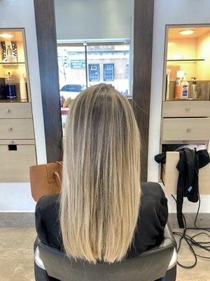 Balayage and cut with Katy