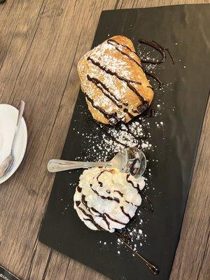 Chocolate croissant! Flakey and soo delicious!