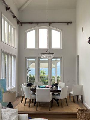 MALIBU (Dining Room Heat Rejection)
   
   - Clear Ceramic Window Tint