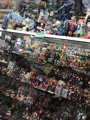 DC, LEGOS,Star Tracks,Disney,Marvel, my little pony,muppets & Knuckles