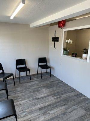 Patient waiting area.