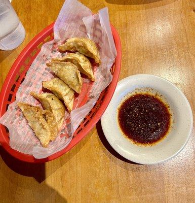 Mandu...fried pork dumplings with house made ponzu sauce.