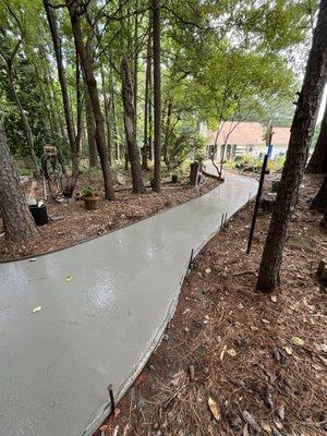 Nice winding walkway