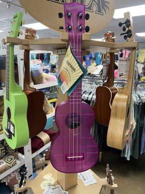 Many Ukuleles to choose from