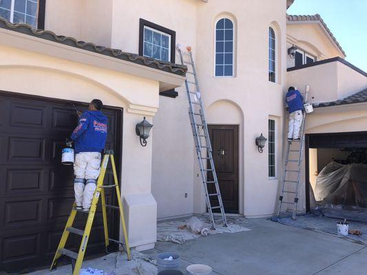 Exterior trim painting El Cajon