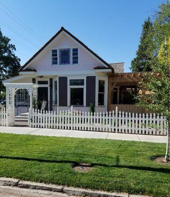 Front entry of lovingly & beautifully restored 1890's built home