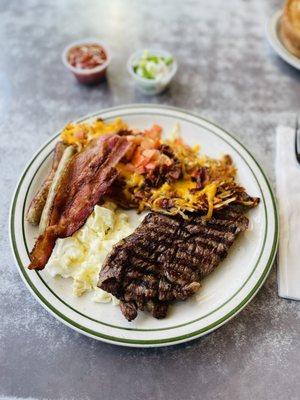 SIRLOIN STEAK BIGGER BETTER BREAKFAST