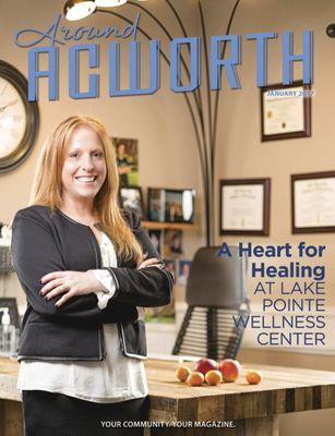 Dr. Deb on the cover of Around Acworth