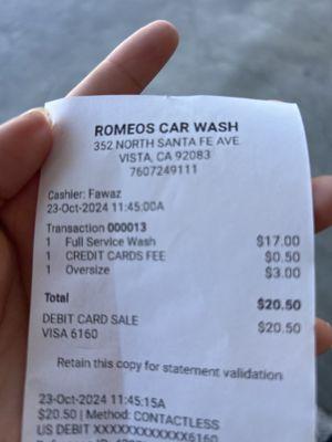 Romeo's Car Wash