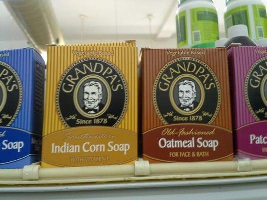 Grandpa Brands Soaps.It has been around since the late 1800's. Lots of good products here.