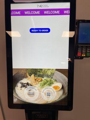 Touchscreen ordering