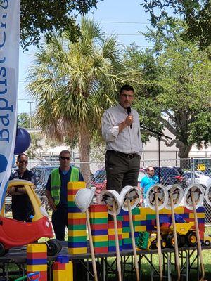 2019 Groundbreaking Ceremony for the brand new Kid's building!