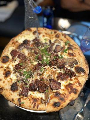 Short rib pizza