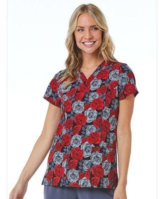 Night Garden print scrub top is now available.