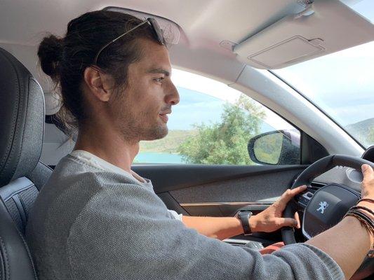 In Andalusia, Spain and elsewhere, this can be your own personal tour driver. He's quite the Foodie.