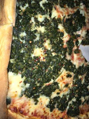 Slice with Spinach