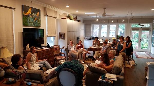 Our Book Club meeting to discuss "Where We Want to Live" by Ryan Gravel. July 2016