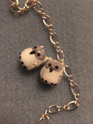 I didn't know I needed owl beads for the charm bracelet until I saw these owl beads....