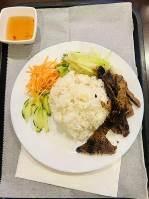 Grilled Pork Chop Rice