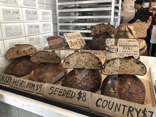 Bread selection