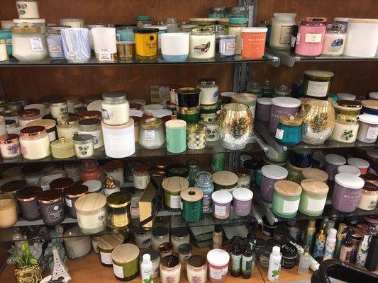 Best wax and soy candle selection in town!