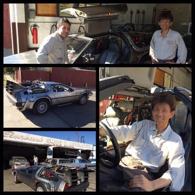 John Kim is a Master Mechanic! He even works on my Delorean Time Machine!