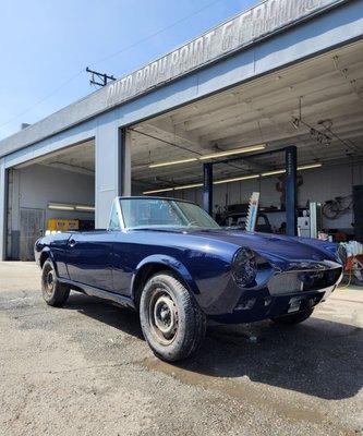 70s fiat complete body and paint.
 the Pro Shine team enjoyed bringing this one back to life.